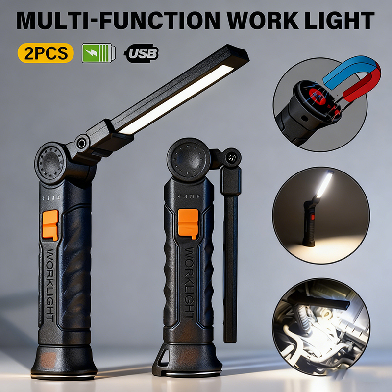 Outdoor Power Usb - ไฟฉาย LED แบบพกพา COB ชาร์จไฟผ่าน USB