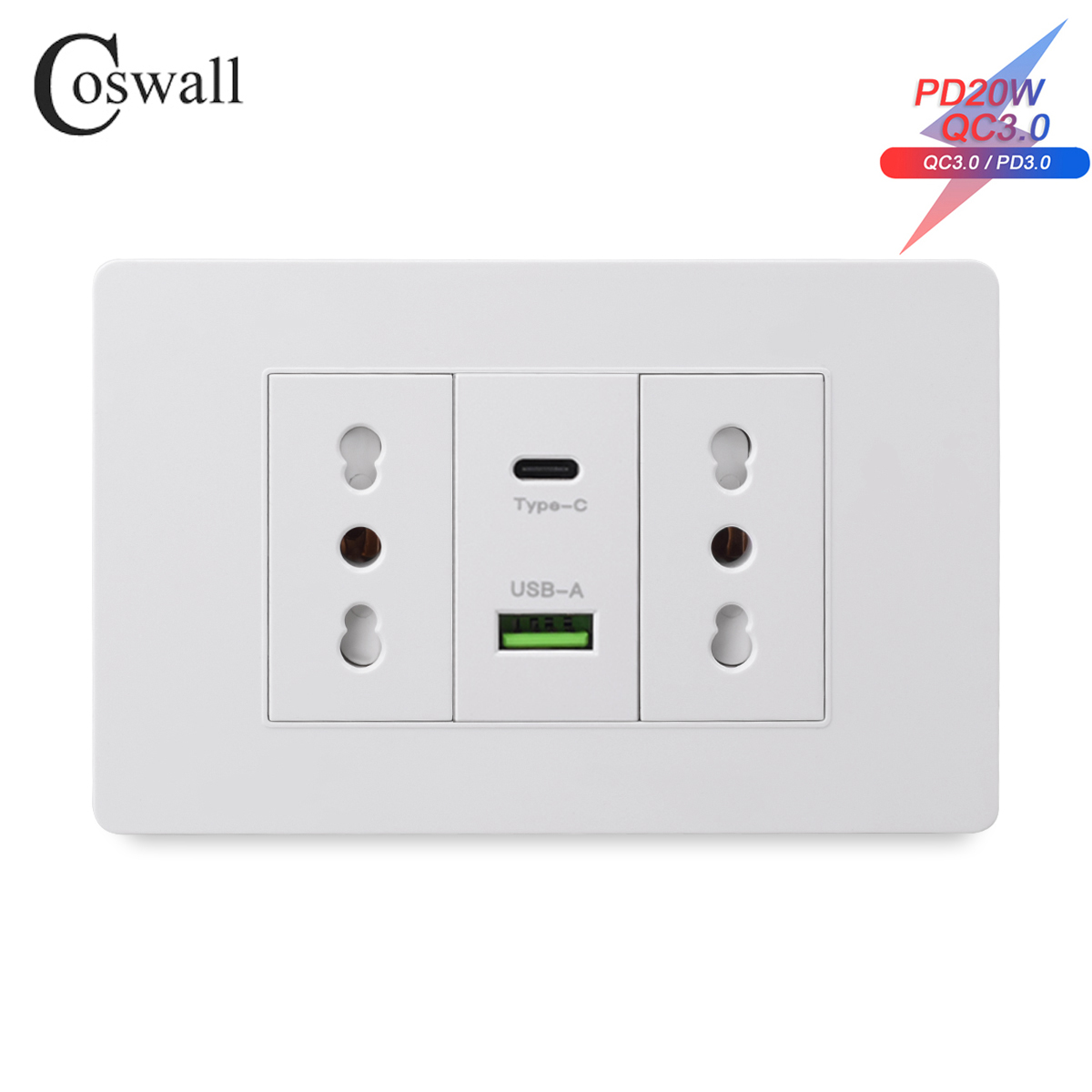 Coswall เต้ารับ16A มาตรฐานอิตา - Outdoor Power Outlet บทวิจารณ์และราคา