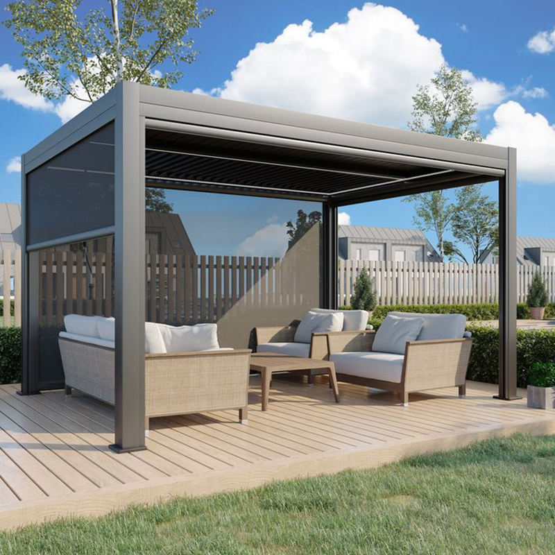 หลังคาเพอร์โกลาอะลูมิเนียมระบบ - Outdoor Power For Gazebo บทวิจารณ์และราคา