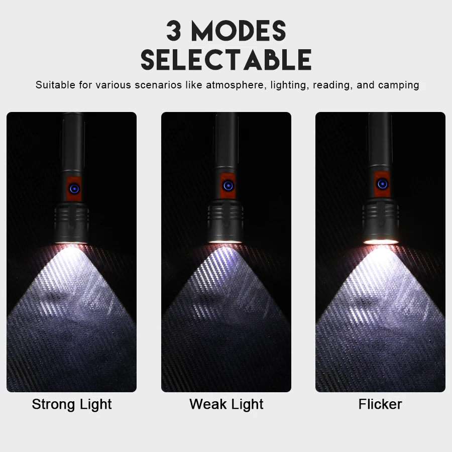 ไฟฉาย LED พลังงานสูงไฟฉายแบบชา - Outdoor Power Usb บทวิจารณ์และราคา