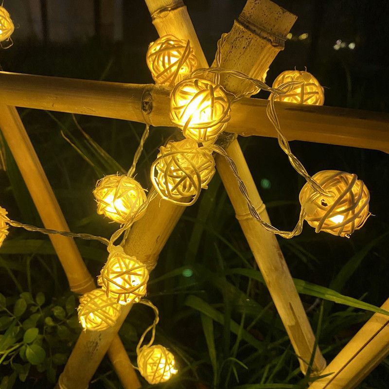 ไฟโซลาร์ลูกบอลแบบสายยาว 20 LED - Outdoor Power For Gazebo บทวิจารณ์และราคา