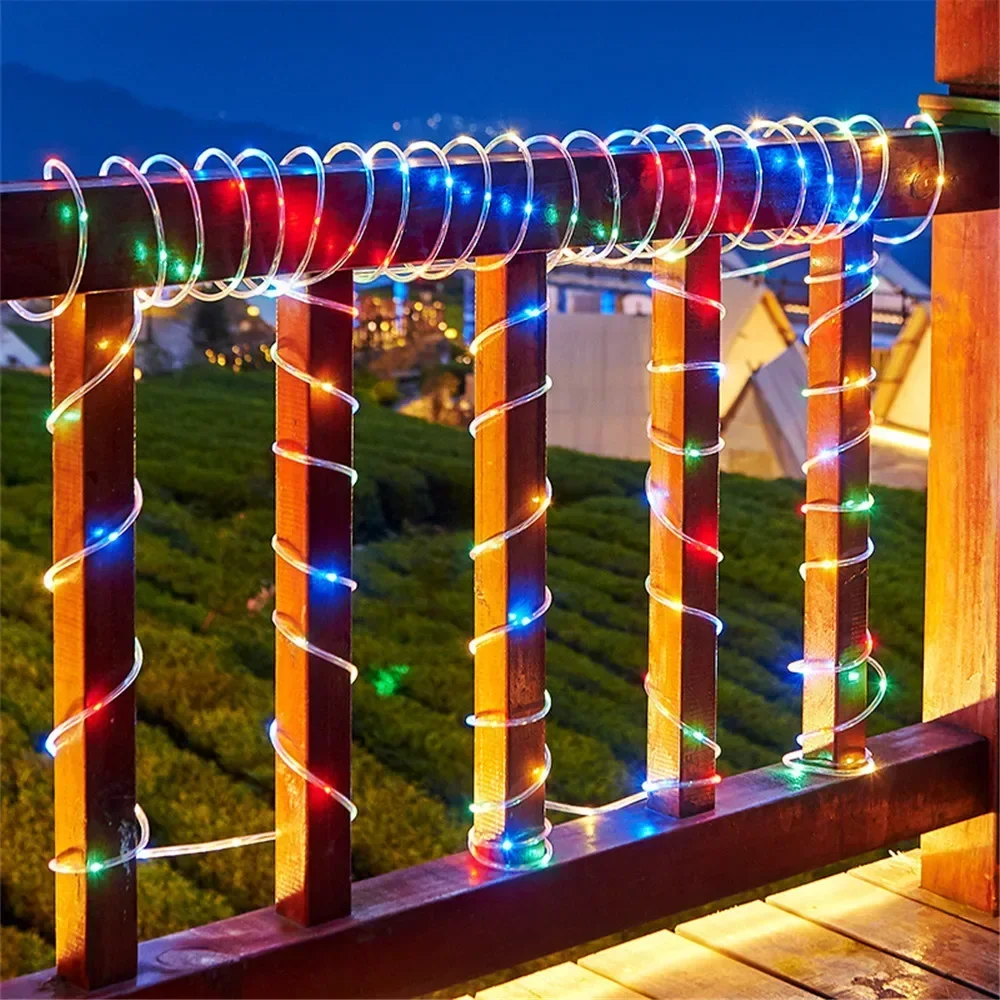ไฟเชือกโซลาร์เซลล์ 8 โหมด ไฟกล - Outdoor Power For Gazebo บทวิจารณ์และราคา