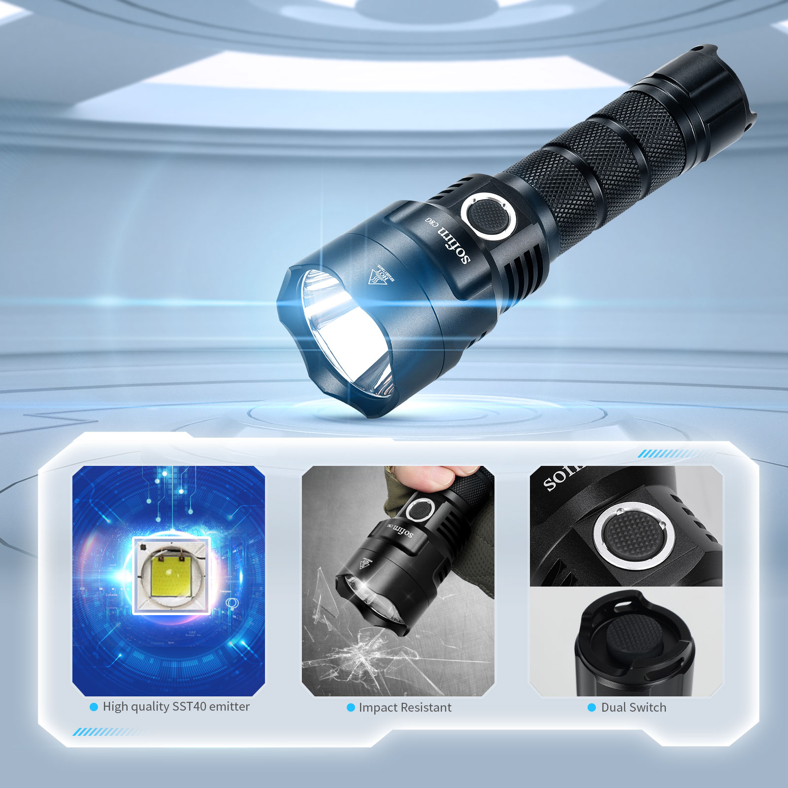 SOFIRN C8G ไฟฉาย LED ทรงพลัง 2 - Outdoor Power Group บทวิจารณ์และราคา