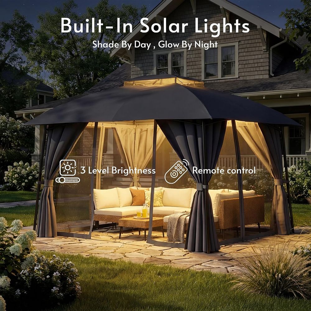 ศาลาพักผ่อนกลางแจ้งรุ่น 1012 พ - Outdoor Power For Gazebo บทวิจารณ์และราคา