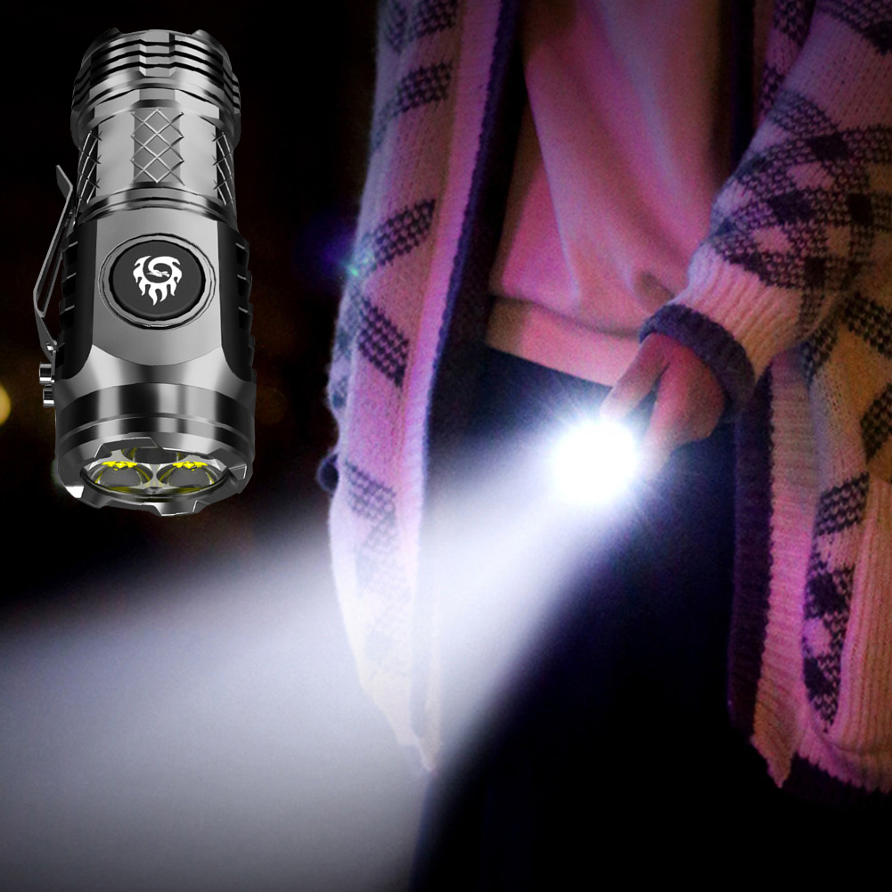 ไฟฉายยุทธวิธีพลังสูง 3LED ขนาด - Outdoor Power Usb บทวิจารณ์และราคา