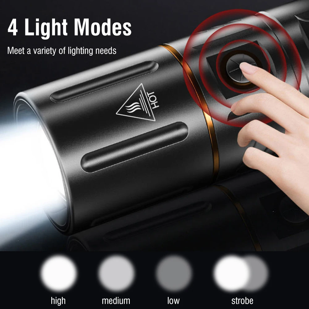 BORUiT อัลตร้าไบรท์ 3000LM ไฟฉ - Outdoor Power Usb บทวิจารณ์และราคา
