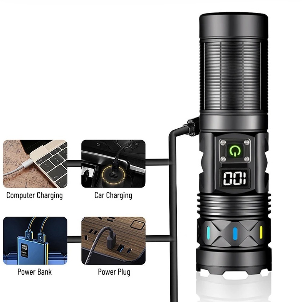 ไฟฉาย LED พลังงานสูงแบบยืดหดได - Outdoor Power Usb บทวิจารณ์และราคา