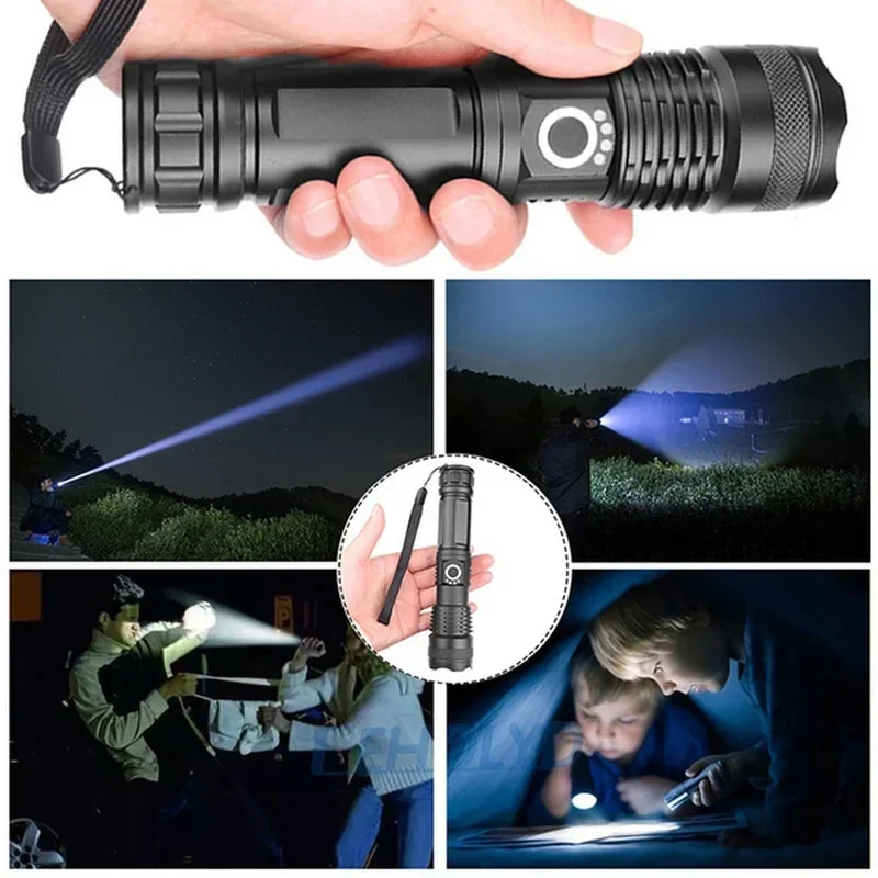 ไฟฉาย LED กำลังสูง XHP70 USB-C - Outdoor Power Usb บทวิจารณ์และราคา