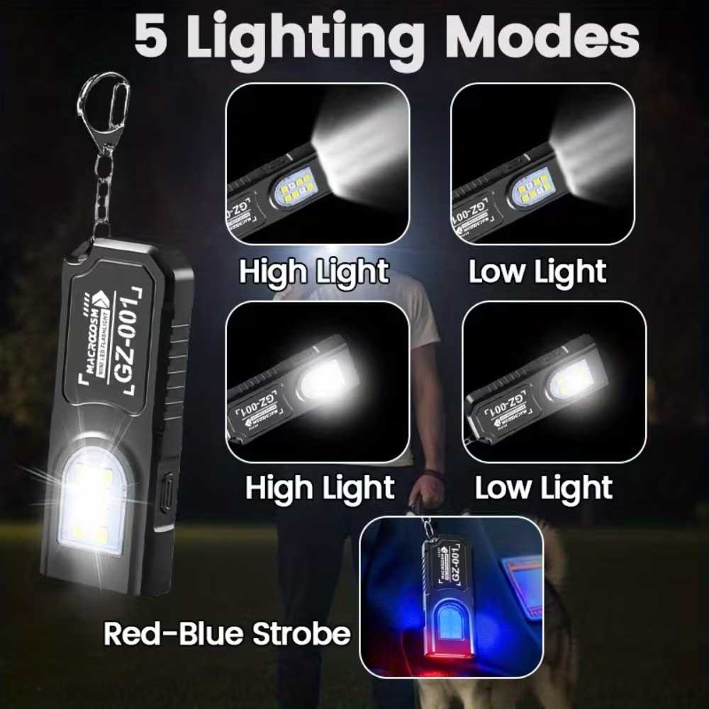 ไฟฉายพวงกุญแจ LED ขนาดเล็กแบบ  - Outdoor Power Usb บทวิจารณ์และราคา